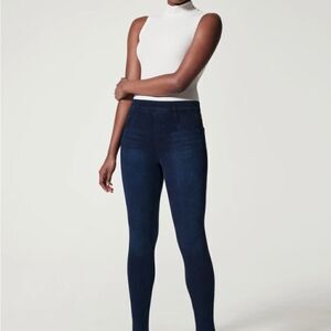 NWT SPANXS Jean-ish leggings blue size Large